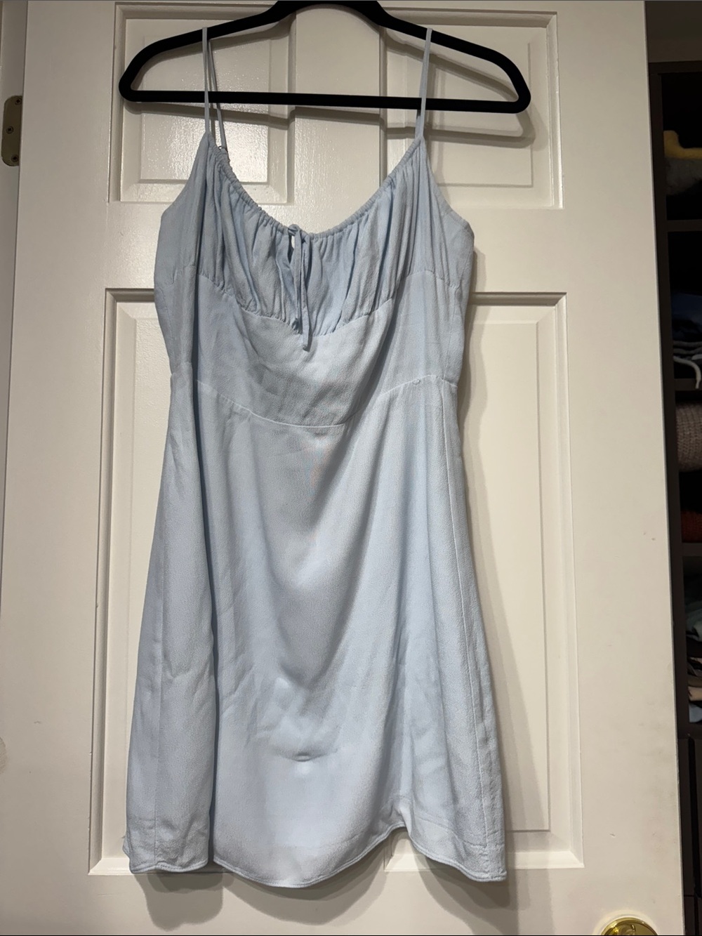 Light blue mini dress